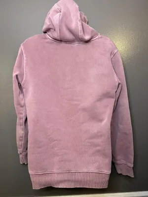 GOAT USA Hoodie Sweatshirt Womens XS Pink Embroidered Logo Fleece Pullover thumbnail 7