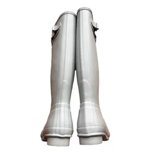 HUNTER NEW Women's Classic Tall Tundra Grey Rain Boot Size 9 #242601 thumbnail 4