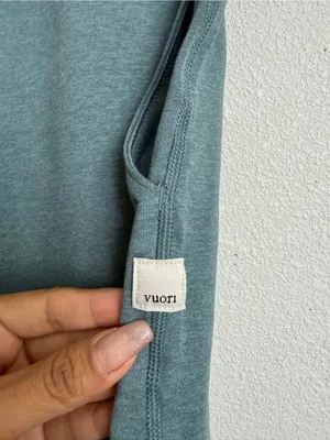 Vuori Blue Teal Performance Joggers XS Drawstring Athleisure Lounge Travel Pants thumbnail 4
