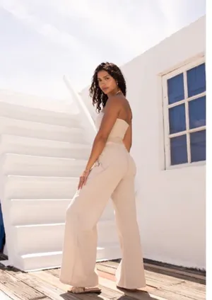 Linen Pants Tan thumbnail 2