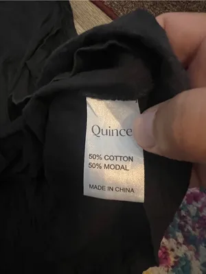Quince xs black tank top thumbnail 6