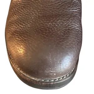 Tory Burch Marlene Dark Brown Tumbled Leather Riding Boots 8.5 thumbnail 8