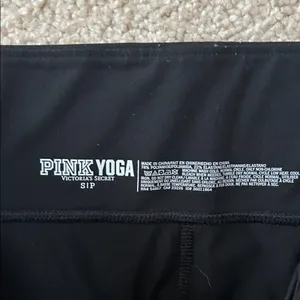 PINK Yoga Capri Leggings, Size Small Sold black thumbnail 4