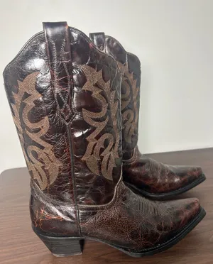 Corral Distressed Leather Western Cowboy Boots Women's Size 8.5 M Style A-2519 thumbnail 1
