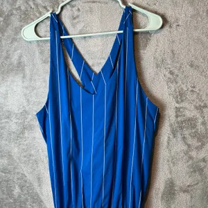 MARMOT Gretchen Sun Dress SPF 50 Size Large Blue Striped Hiking Gorpcore‎ thumbnail 6
