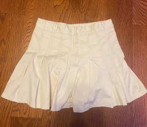 Brandy Melville Ivory Pleated Skirt thumbnail 2