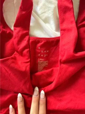 Target Red Bodysuit Tank thumbnail 3