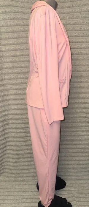 Women’s Pink Blazer & Pants Matching Set Size Medium thumbnail 5