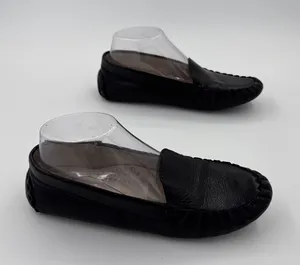Women's Cole Haan Women's Evelyn Black Leather Driver loafers Size 7.5B thumbnail 1