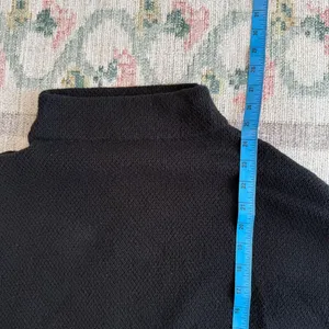 Anthropologie Moth Eyelet‎ Sweater Black thumbnail 7