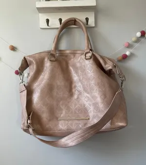 Steve Madden Y2K Blush Pink Embossed Pattern Crossbody Shoulder Bag thumbnail 1