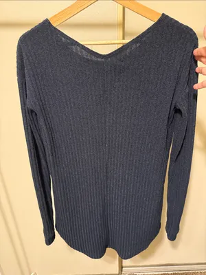 Reformation mini dress Ribbed Long Sleeve thumbnail 5