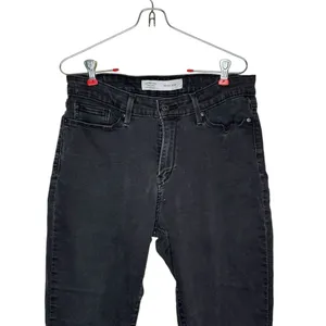 Signature by Levi's Women's Jeans Mid-Rise Skinny‎ Stretch Dark Denim Size 31 thumbnail 4