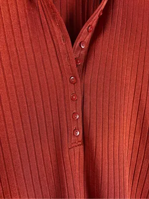 Urban Outfitters Oversized Women's Ribbed Polo Top thumbnail 7