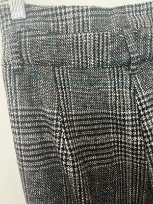 Cider Plaid Trousers Wide-Leg High-Rise Size XS thumbnail 4
