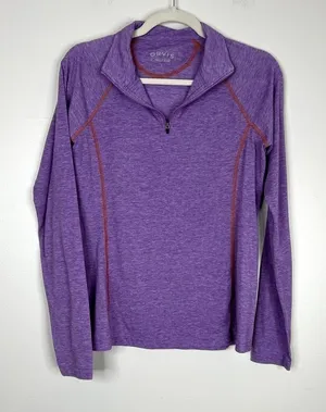 Orvis Quarter Zip Long Sleeve Active Athletic Outdoor Gorpcore 1/4 Zip Shirt‎ thumbnail 1