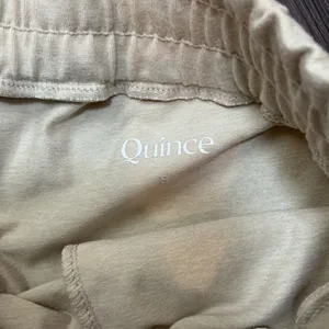 Quince Flowknit Mid-Rise Short Heather Sand Drawstring Athletic Small LB80301 thumbnail 2