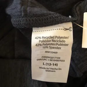 ATHLETIC WORKS Womens Athlesure Capris Size Large With Side Pockets Gray New thumbnail 8