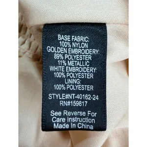 Altar'd State Camisole Floral Embroidered Peplum Women's XS Cream Natural New thumbnail 5