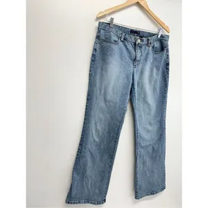 J Crew Jeans‎ Size 10 Womens Blue Cotton Blend Straight Leg Mid Rise thumbnail 5