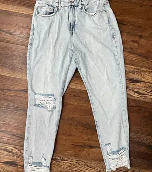 Good American Light Blue Denim Jeans thumbnail 3