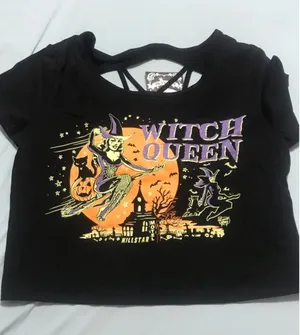 KILLSTAR Witch Queen Crop Blouse thumbnail 1