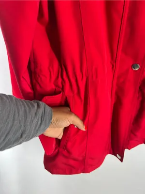 Nautica‎ Red Hooded Water-Resistant Trench Jacket thumbnail 3