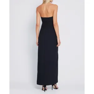 o.p.t Votna Evening Elegant Side Split Stretch Minimalist Strapless Maxi Dress 6 thumbnail 7