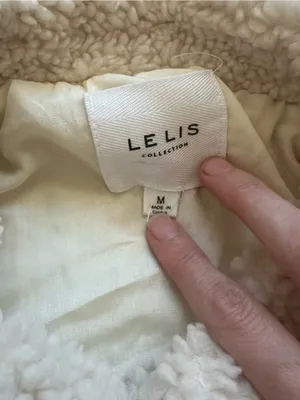 Le Lis Ivory Sherpa Button Down Boho Western Shacket thumbnail 5