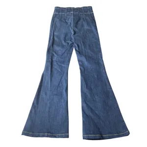 Free People Jayde Flare Jeans 30 High Waist Seamed Denim Boho 70s Style Retro thumbnail 7
