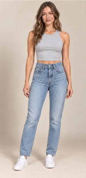 Levi’s 501 Skinny High Rise Blue Jeans Women’s W28 L28 Button Fly thumbnail 1
