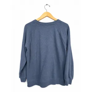 Wildfox Good Vibes Sweatshirt Women's M Oversized Blue Rainbow Graphic Pullover thumbnail 3