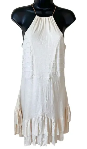Nordstroms Piper Project Sleeveless Boho Leather Strap Ruffle Skirt Dress thumbnail 1