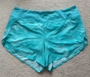 Athleta Run With It 3.5" Shorts Medium Blue thumbnail 2
