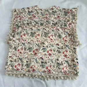Revolve‎ Tularosa Kennedy Top in Rainbow Lace Blouse Size Small Cream/Mul… thumbnail 3