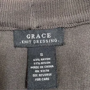 Grace knit dressing Olive Green Stretchy Pants(Size Small) Green thumbnail 5