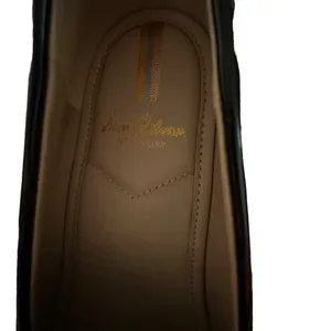 Sam Edelman Black Patent Leather Loafers with Gold Hardware thumbnail 5