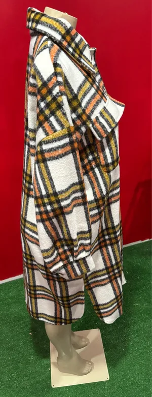 Oversized Bold Plaid Wool thumbnail 6