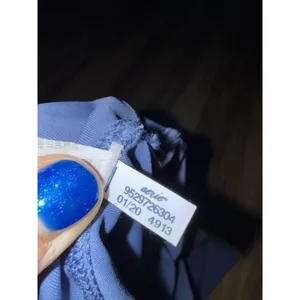 Aerie Chill Play Move Sz Large L Capri Leggings Blue High‎ Waisted thumbnail 5