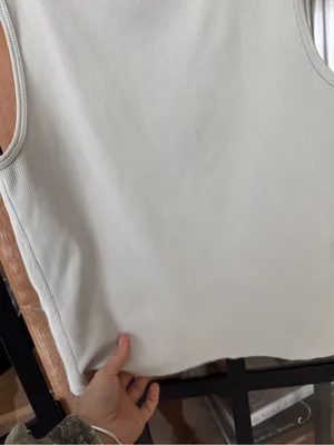 SPANX activate contour mock neck tank top sleeveless greige neutral high crop thumbnail 5