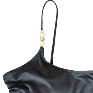 Betsey Johnson Core One-Piece Swimsuit Size XXL Black Vacation Resortwear NWOT thumbnail 4