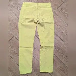 J.Crew‎ Toothpick Jeans Womens 27 Ankle Lemon Yellow Skinny Straight thumbnail 6