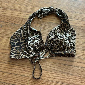 Leopard Crop Top Brown Size M thumbnail 1