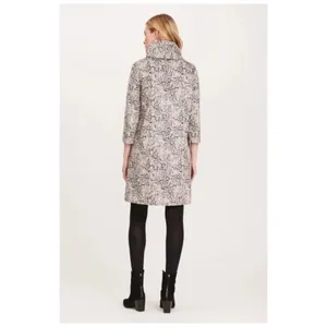 Tyler Boe Kim Faux Suede Dress Multi Animal Print Midi Pockets Casual, Size‎ S thumbnail 2