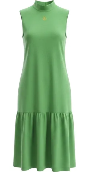 Vintage 80s 90s Stefano Drop Waist Dress Womens Size M Green Tennis Preppy thumbnail 1