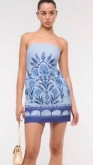 Abercrombie & Fitch scarlett linen mini dress size small thumbnail 1