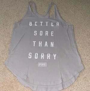 Womens Pink Victoria Secret Workout Shirt thumbnail 1