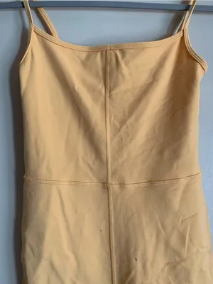 Wilfred Free Pale Orange Sleeveless Romper Shorts Jumpsuit Outfit Women Size S thumbnail 2