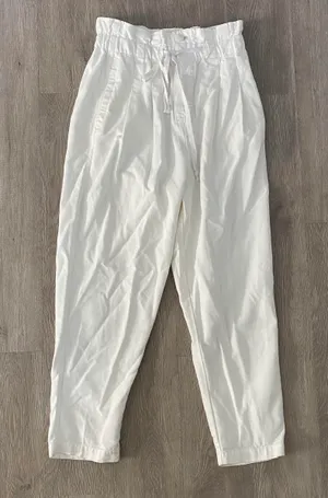 Free People Margate Pleated Trousers High Rise Waisted Pants thumbnail 2