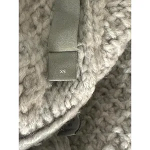 Vince lagenlook wool/cashmere grey chunky textured open cardigan sweater Size XS thumbnail 3